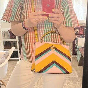 Kate Spade Romy Intarsia Med Satchel - Tutu Pink